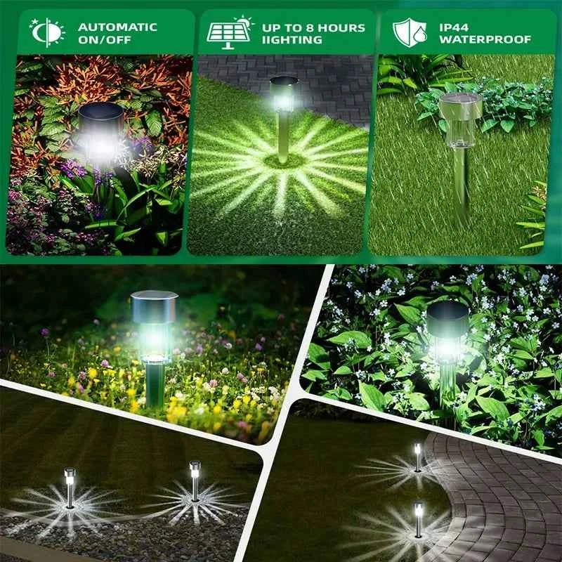 10 - Pack Solar Outdoor Lights Garden Lanterns - PhishStones Products