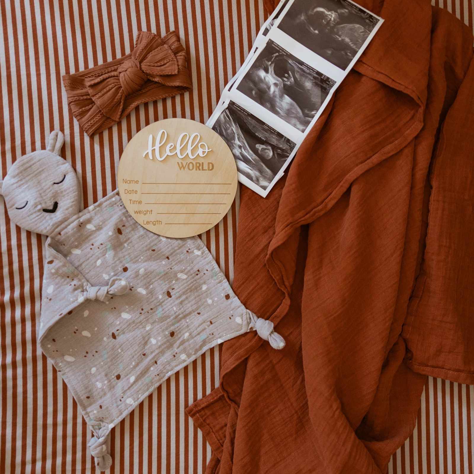 100% Muslin Lovey - Alpaca - PhishStones Products