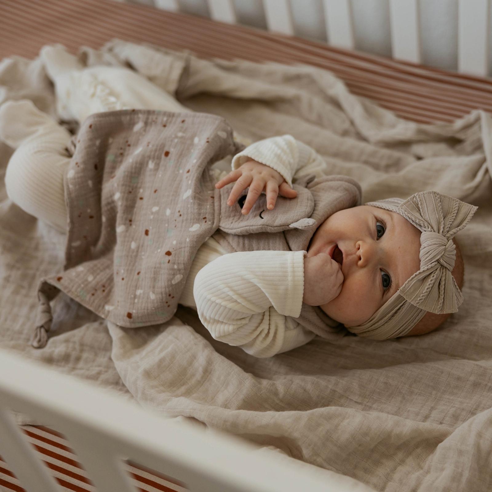 100% Muslin Lovey - Alpaca - PhishStones Products