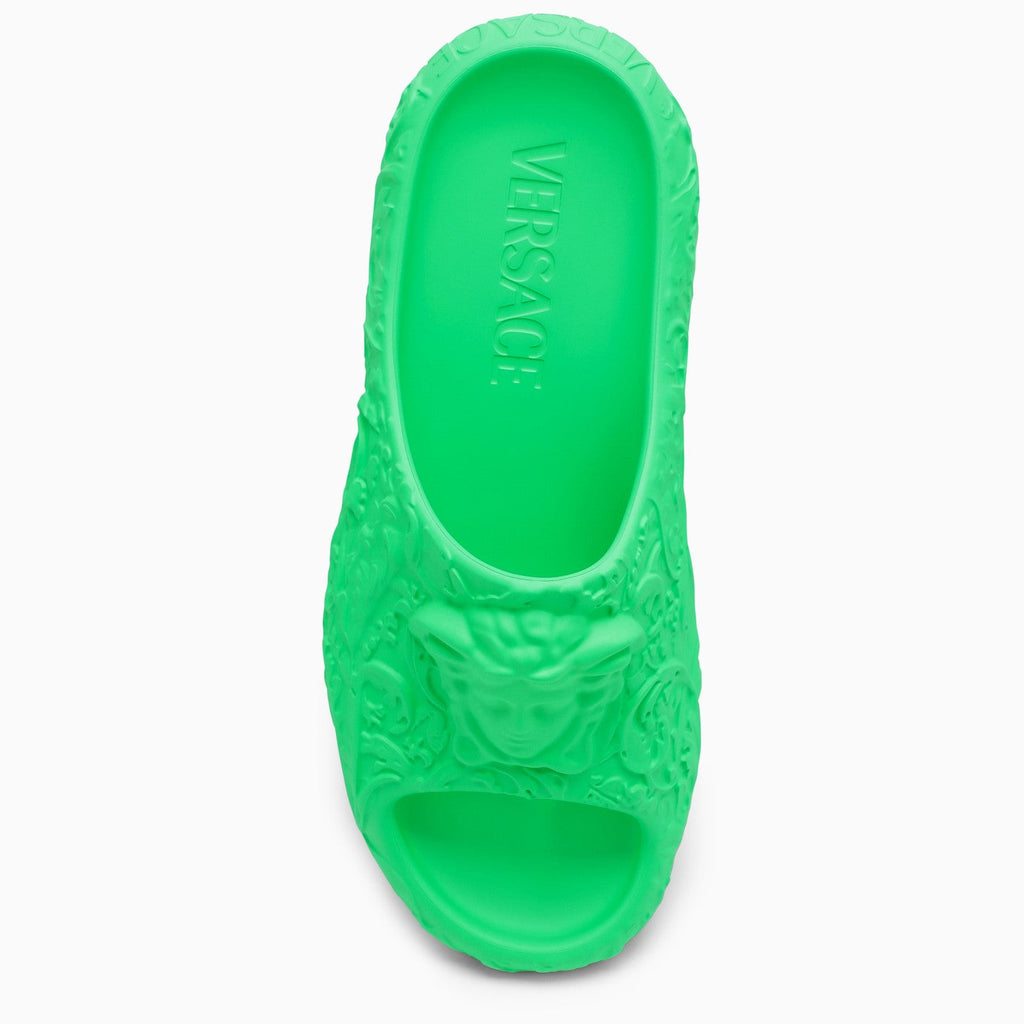 Versace Medusa Dimension Lime Slide