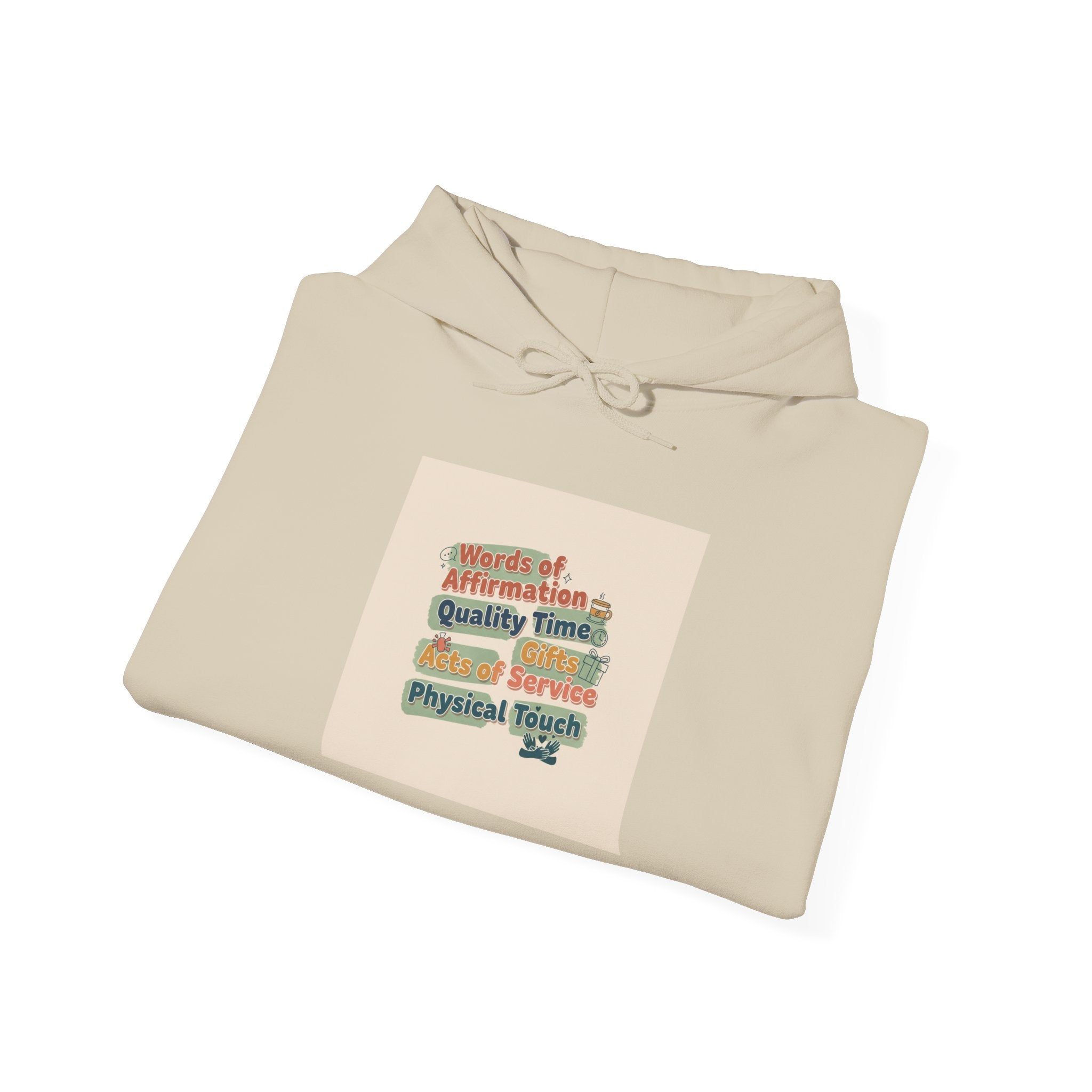 Love Languages Meme Hoodie | acts of snacks, quiet love