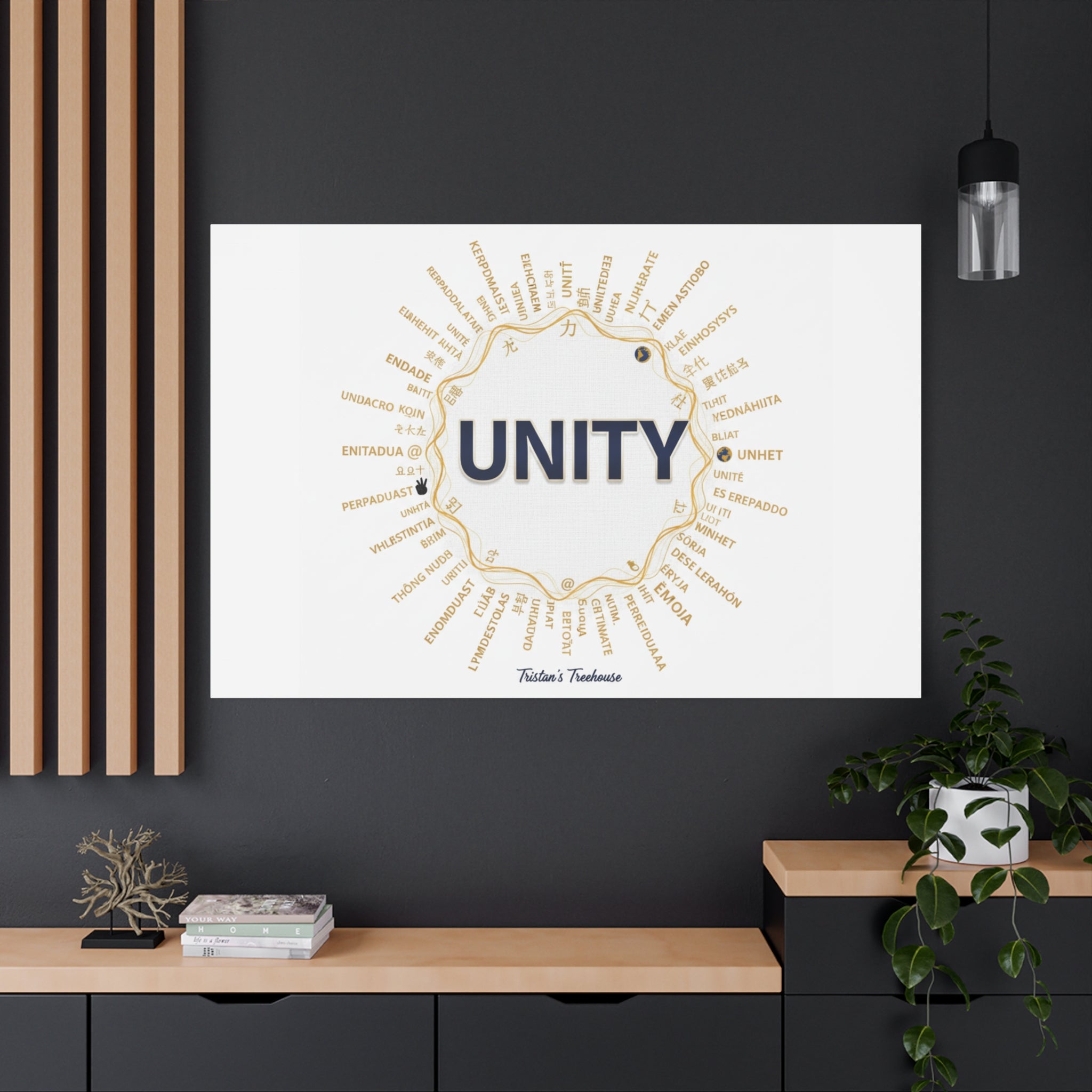 UNITY Canvas, Matte Stretched 1.25" | Dry January sober curious decor