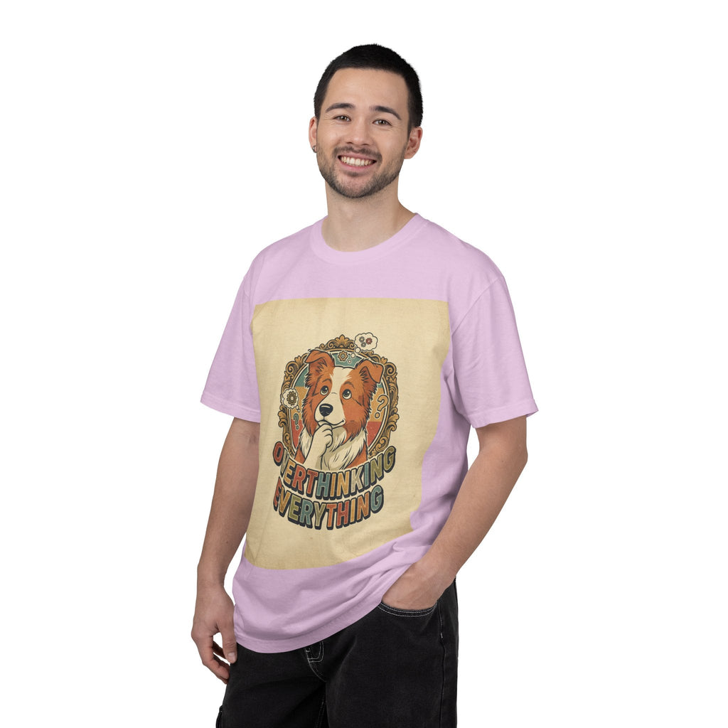 Overthinking Overrated Dog T-Shirt — Funny Dog Graphic Tee