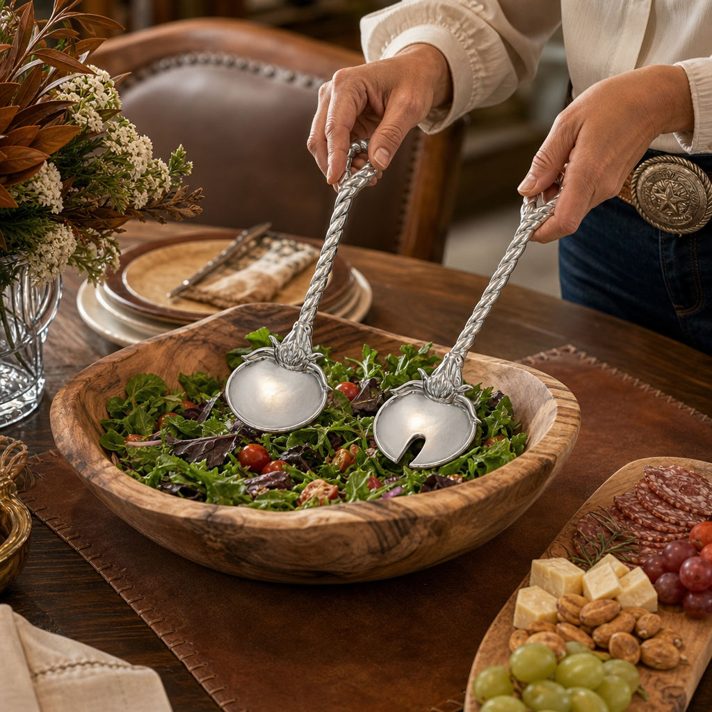 Longhorn Serving Set
