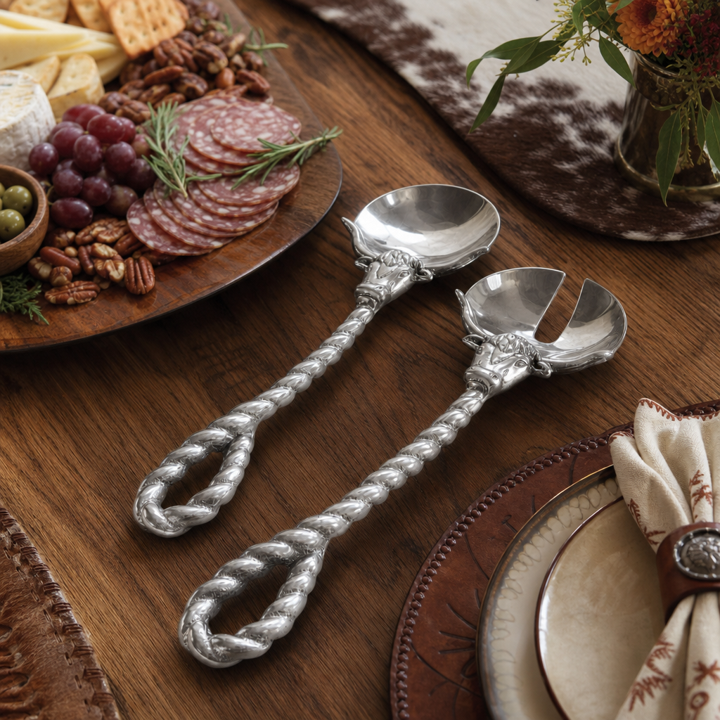 Longhorn Serving Set