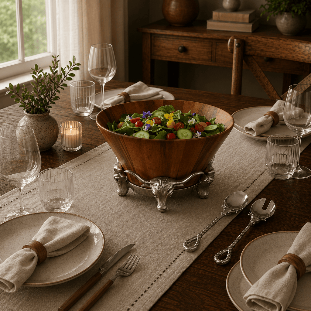 Longhorn Serving Set