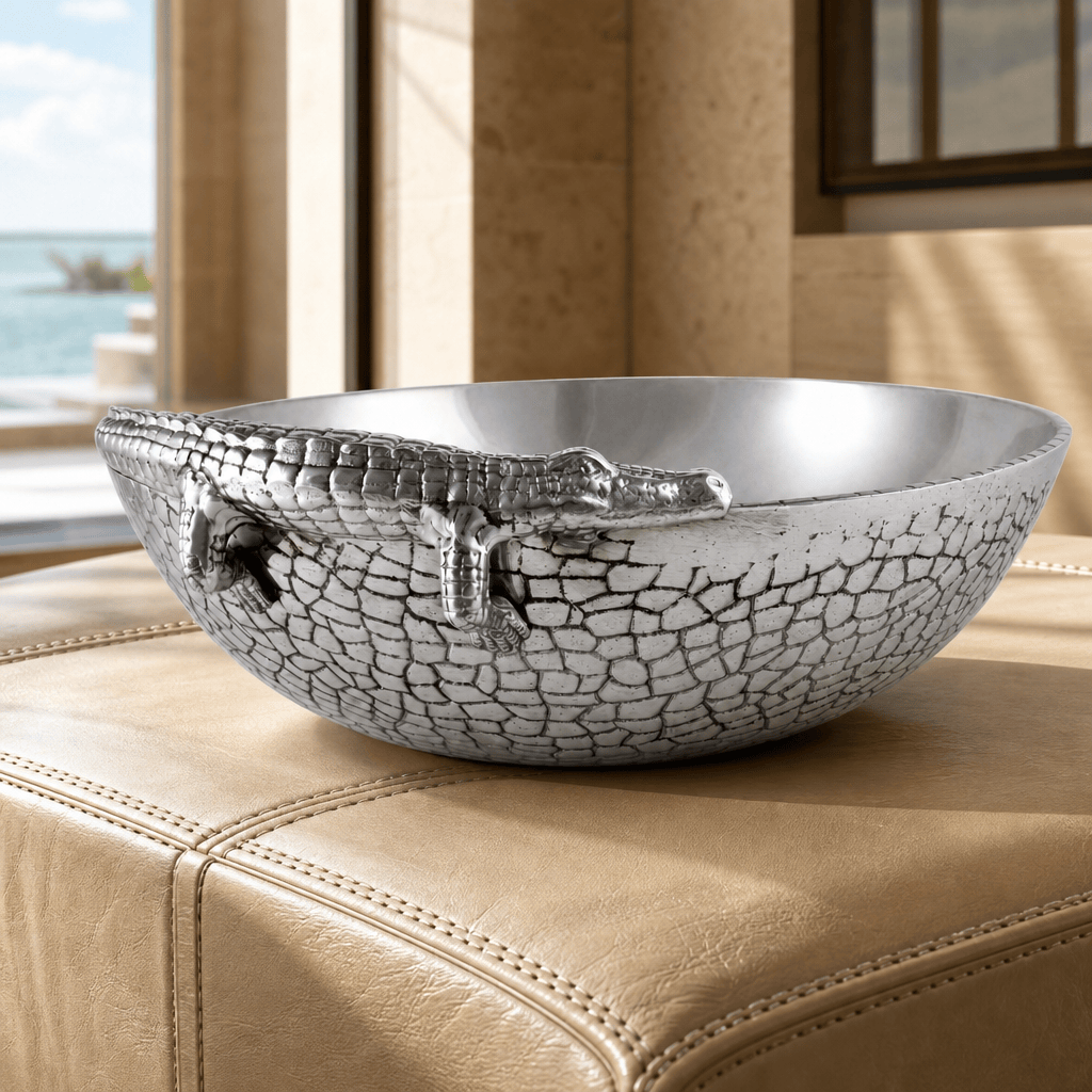 Alligator Figural 12 Bowl