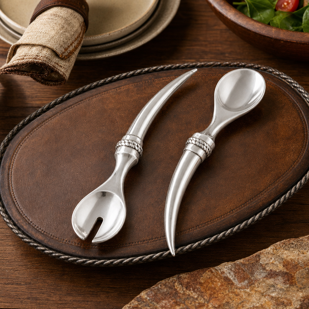 Longhorn Serving Set