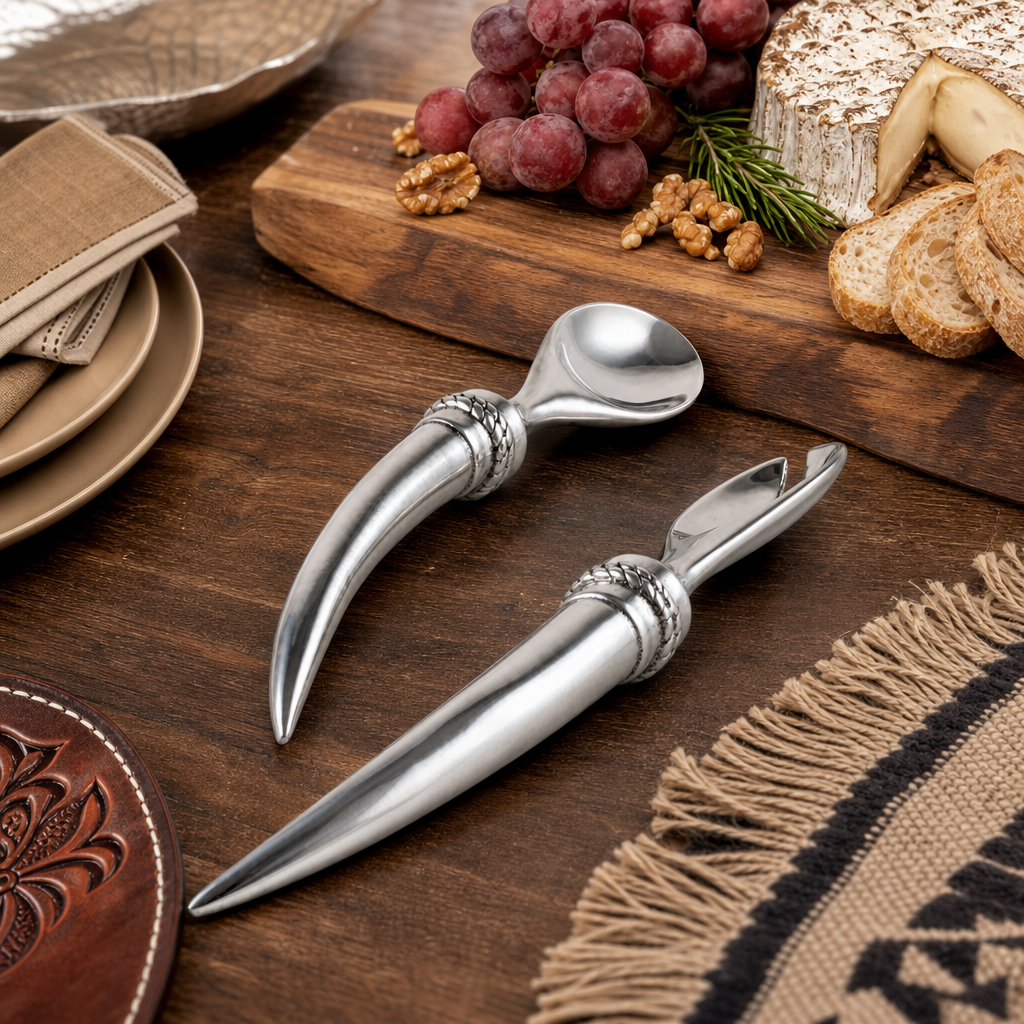 Longhorn Serving Set