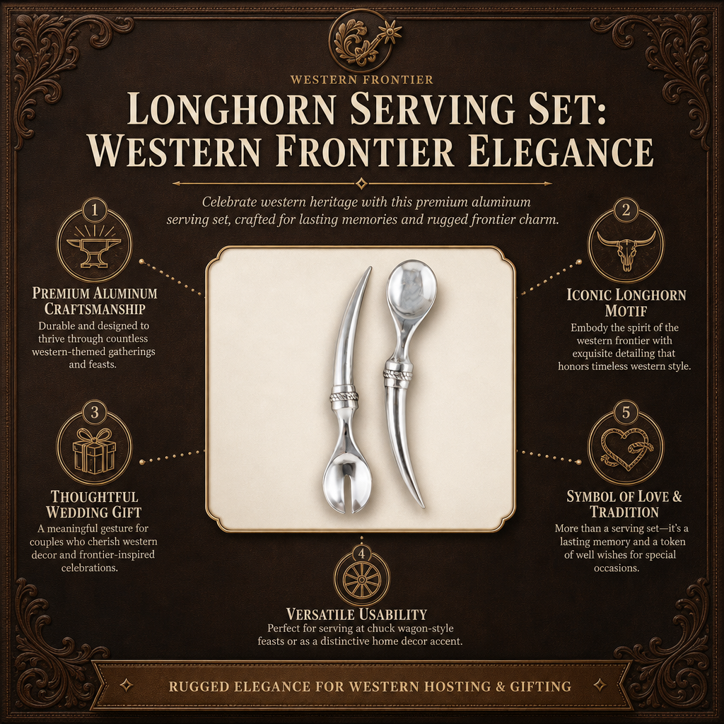 Longhorn Serving Set