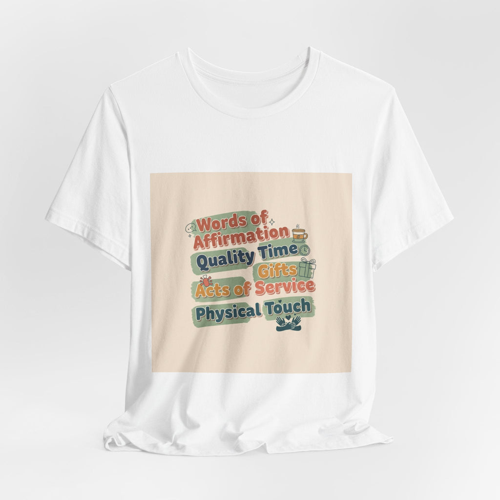 Love Languages Meme T-Shirt | acts of snacks, quiet love, relationship humor