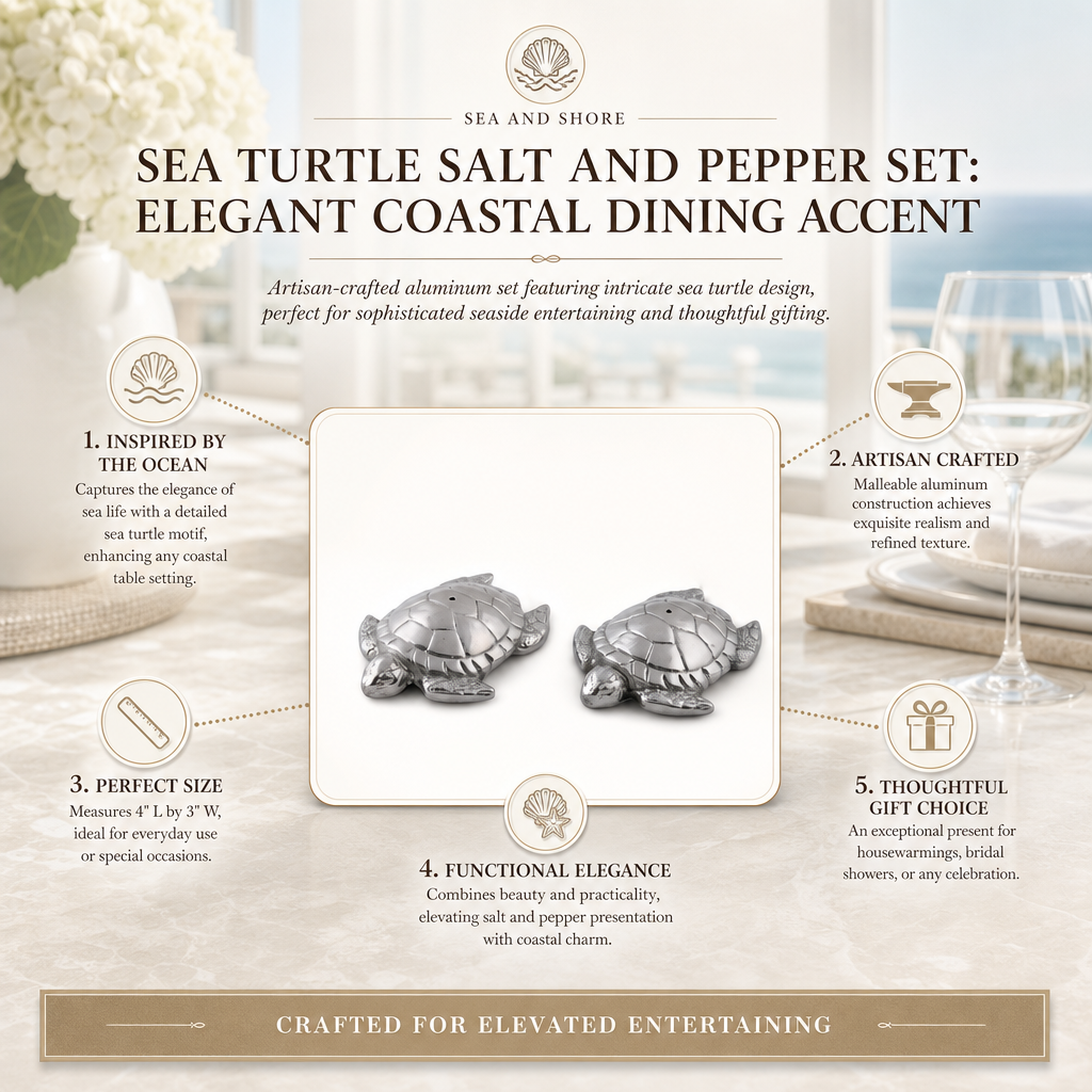Sea Turtle Salt and Pepper Set