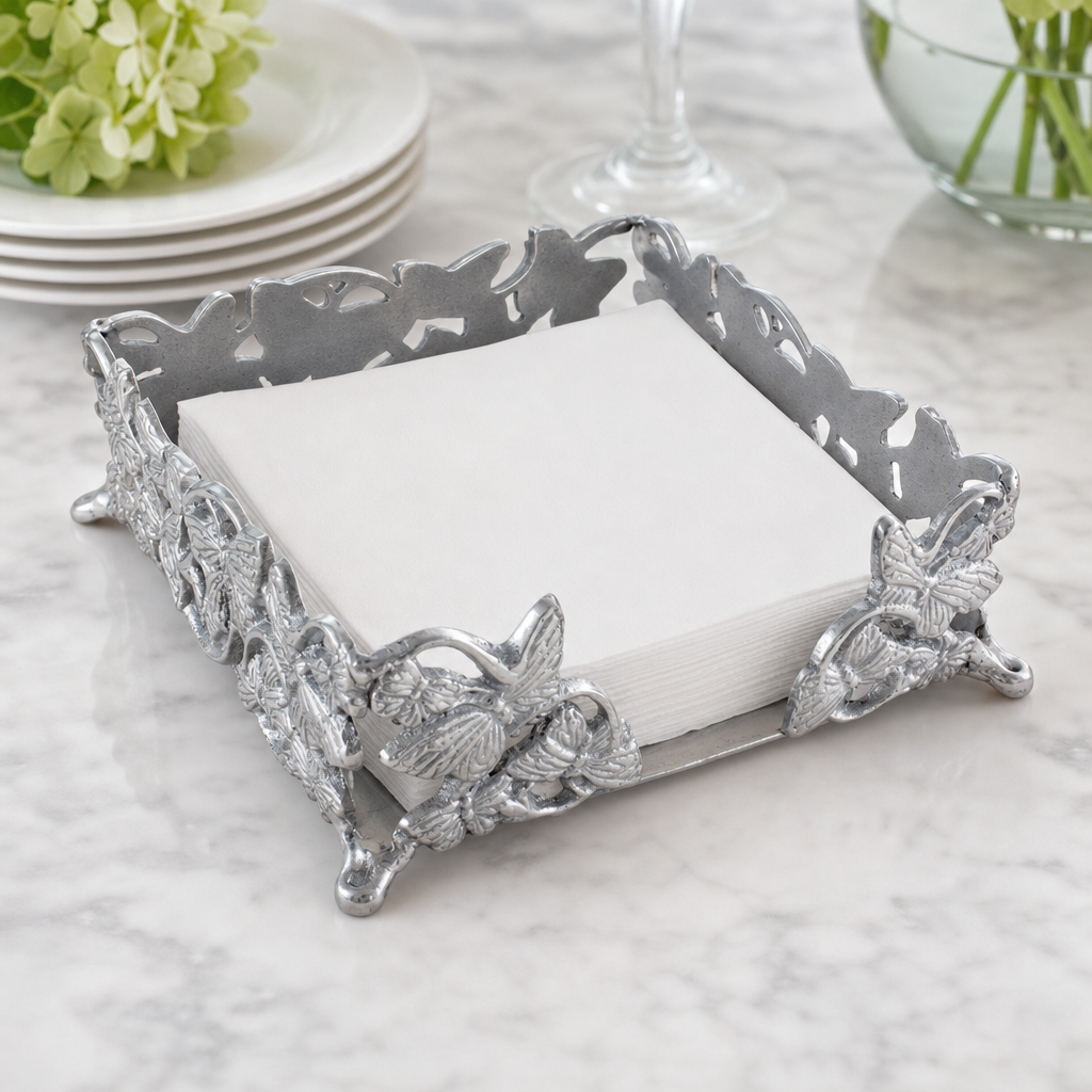 Butterfly Luncheon Napkin Box