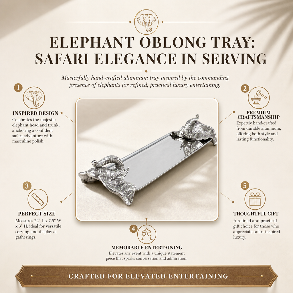 Elephant Oblong Tray