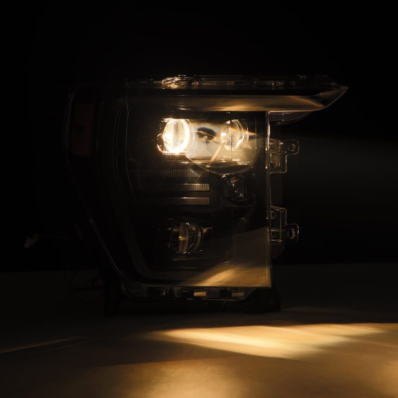 AlphaRex 21-22 Ford F150 PRO-Series Projector headlights Alpha-Black w/Activ Light/Seq Signal 880294 *Discontinued