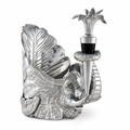 Elephant Wine Coaster and Stopper Set