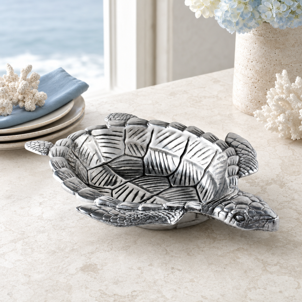 Sea Turtle Oval Bowl
