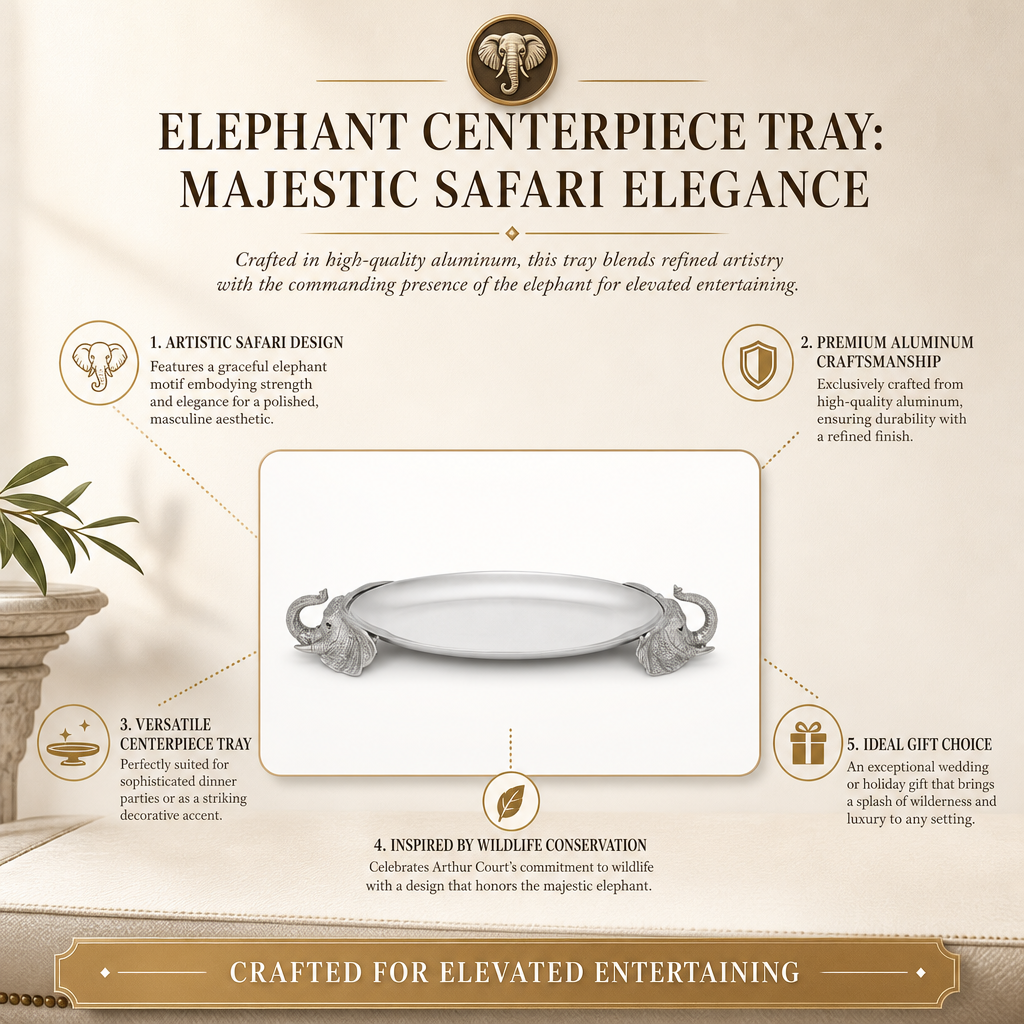 Elephant Centerpiece Tray