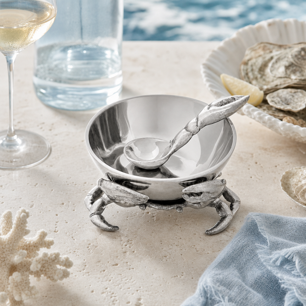 Crab 3-Piece Condiment Set