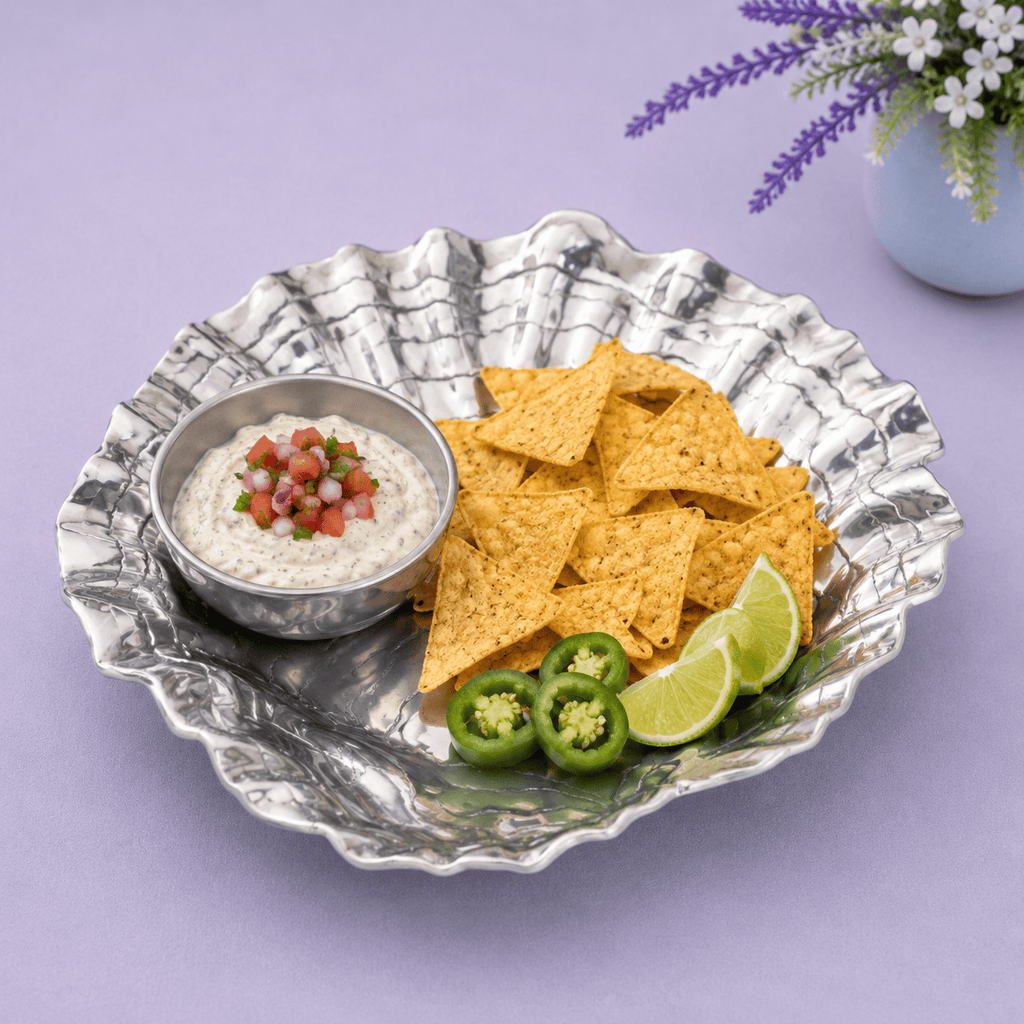 Oyster W/Pearl Chip & Dip