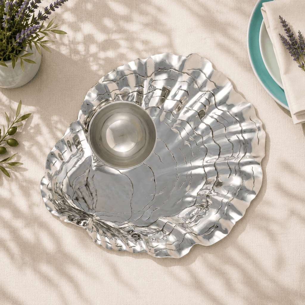 Oyster W/Pearl Chip & Dip