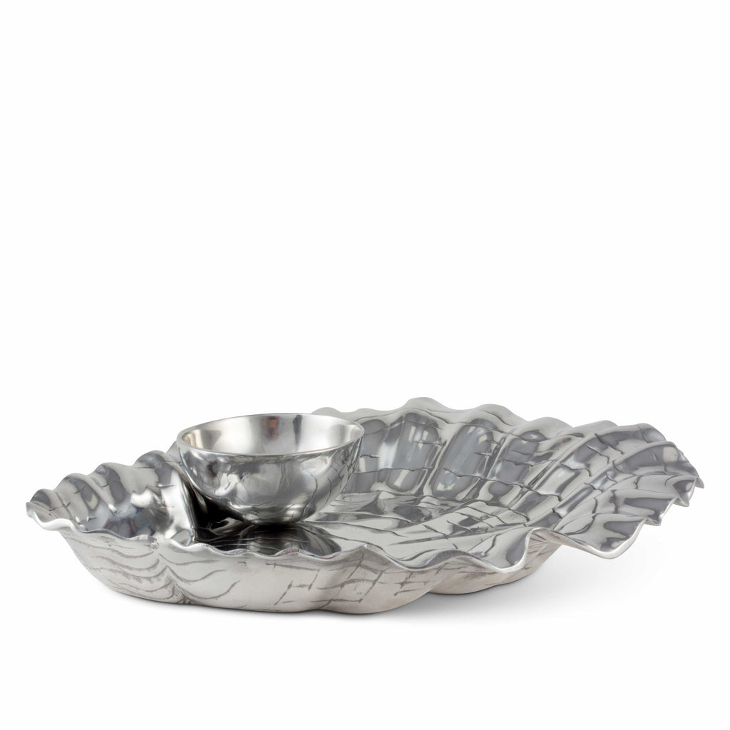 Oyster W/Pearl Chip & Dip
