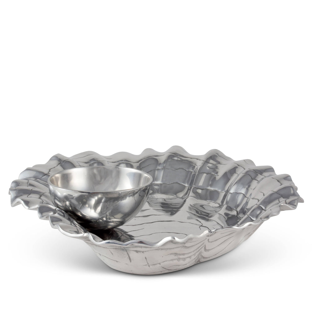 Oyster W/Pearl Chip & Dip