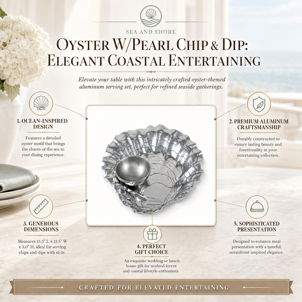Oyster W/Pearl Chip & Dip