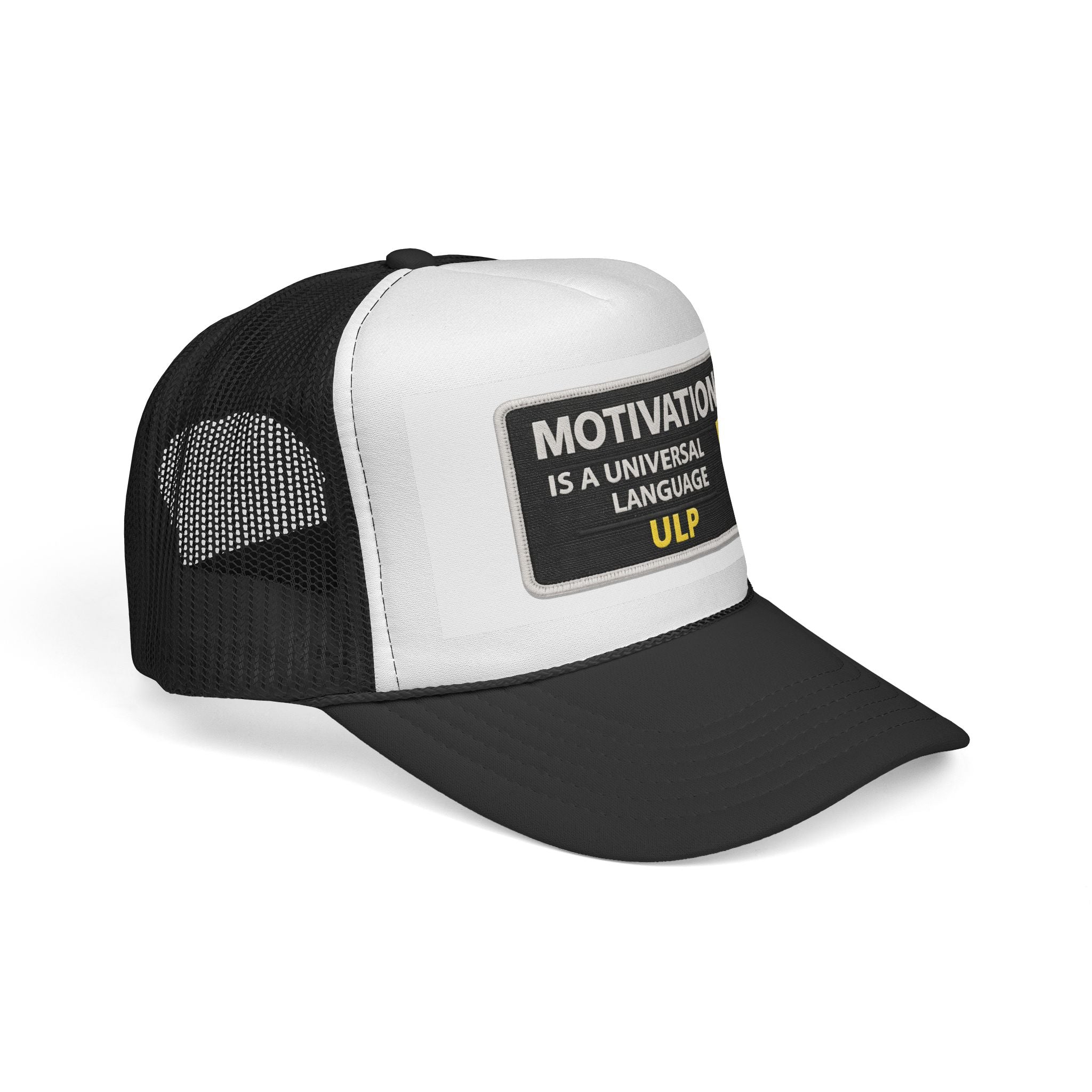 Motivation Is A Universal Language Trucker Cap — Motivational Mesh Back Hat