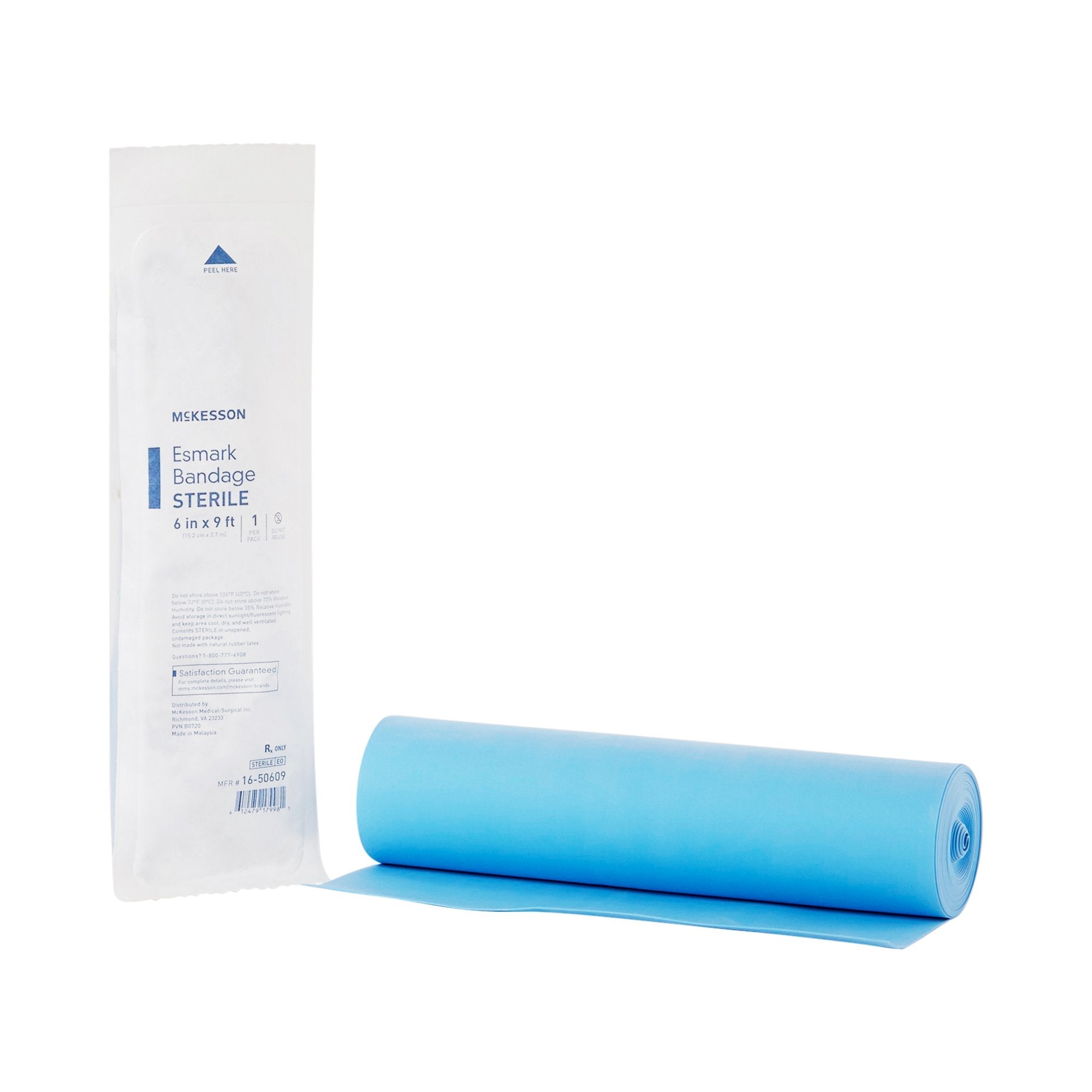 McKesson No Closure Esmark Compression Bandage, 6 Inch x 3 Yard 16-50609
