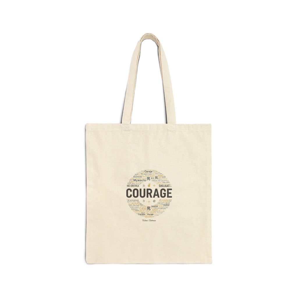 Courage Minimal Typography Tote | Fresh-Start minimal renewal