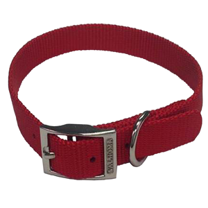22" RED COLLAR 1 3/4" DOUBLE LAYER