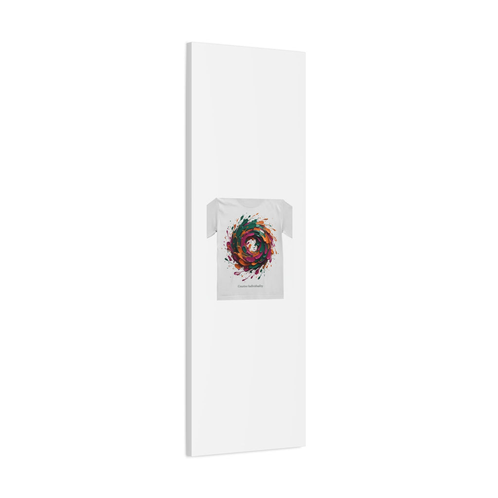 Painterly Abstract Floral Swirl Canvas | Matte Stretched Canvas