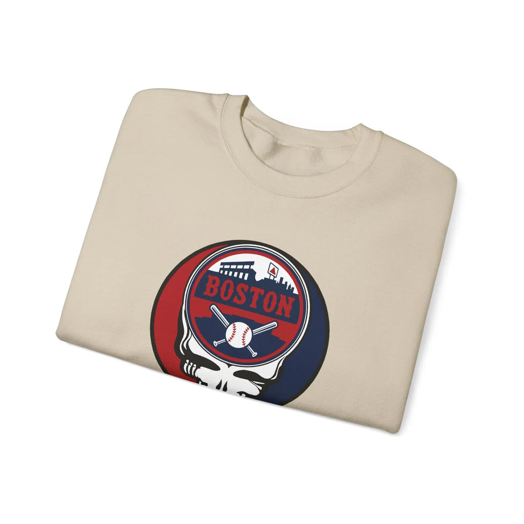 Boston Red Sox Original Stealie Grateful Dead Crewneck Grateful Dead Sweatshirt