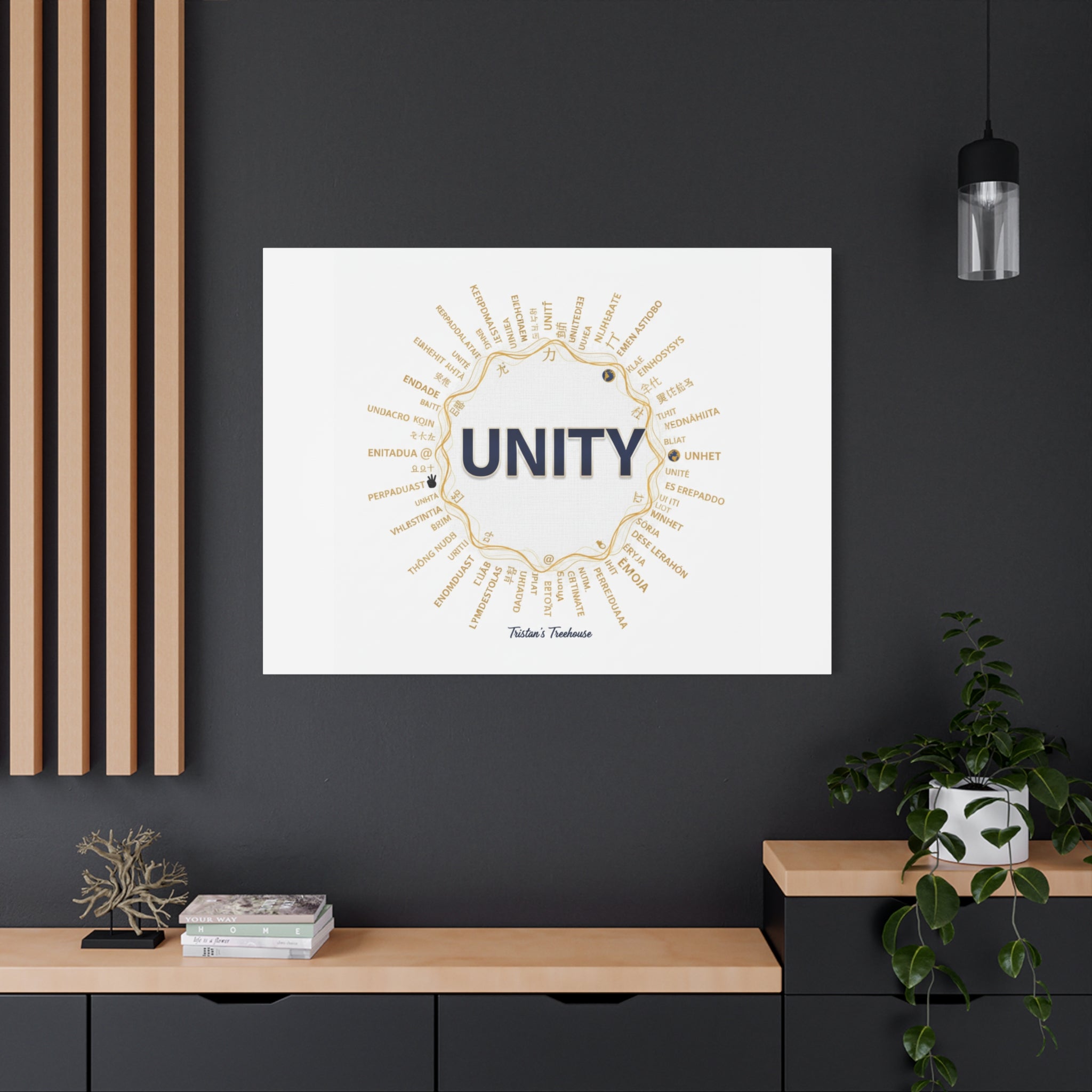 UNITY Canvas, Matte Stretched 1.25" | Dry January sober curious decor