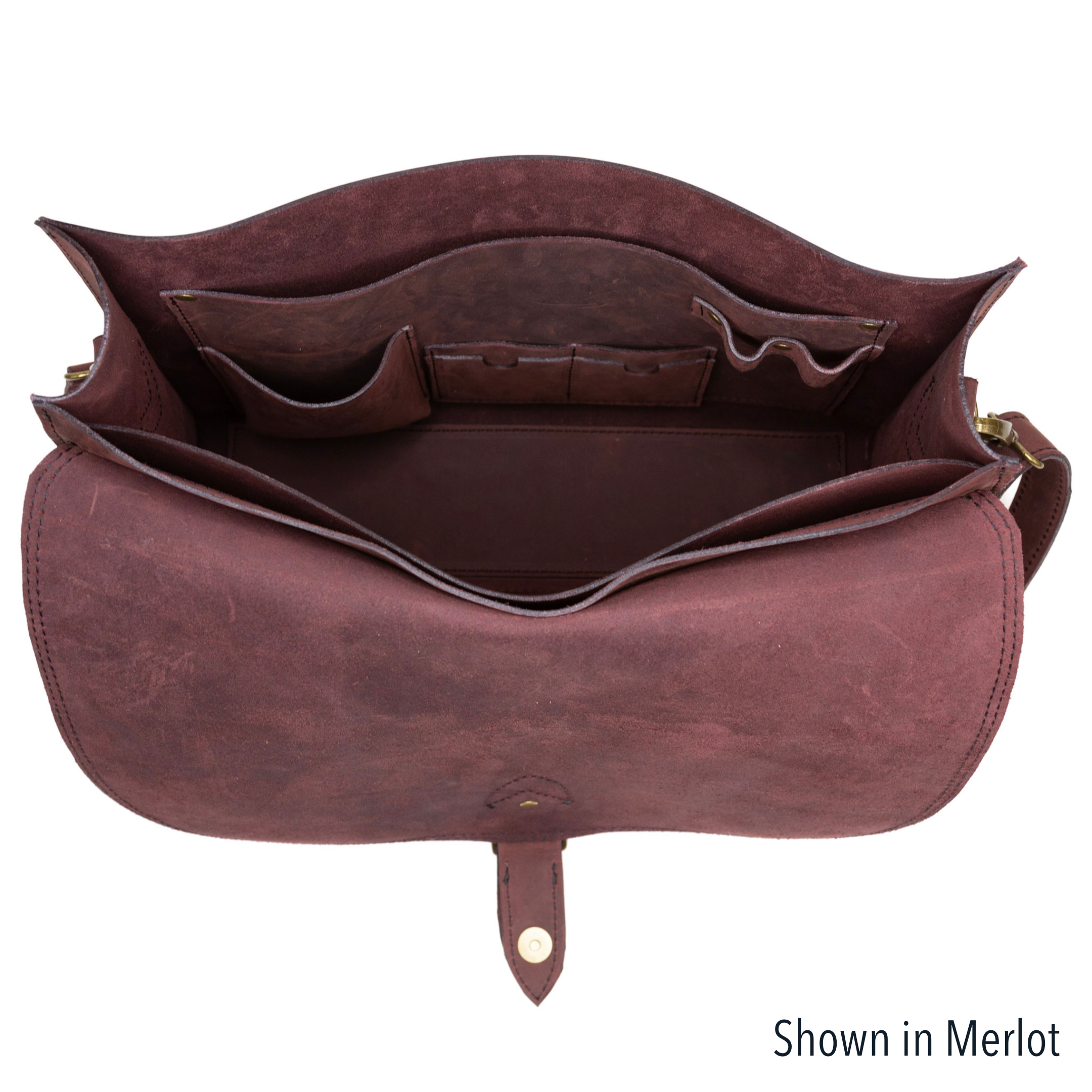 Ezra Laptop Bag: Tobacco