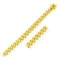 10.7mm 10k Yellow Gold Semi Solid Miami Cuban Bracelet - PhishStones Products