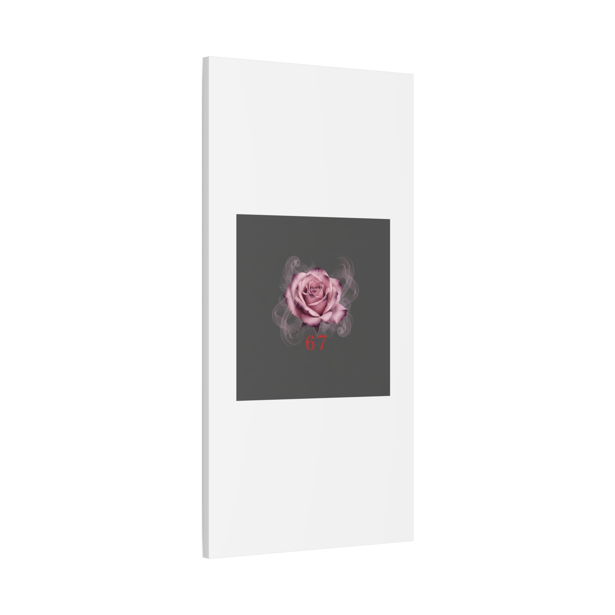 6 7 Valentine's Canvas | Viral Gothic Rose Wall Art | 6 7 Meaning Dark Romance