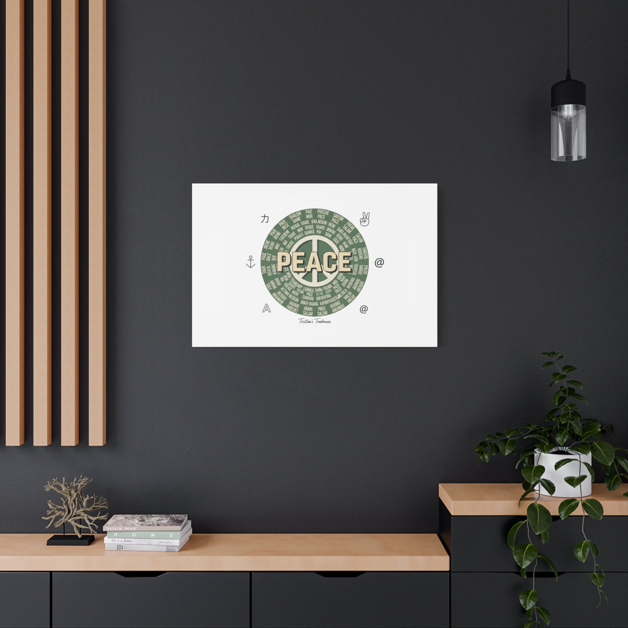Peace doodle canvas | hand drawn sketch aesthetic, handwritten message
