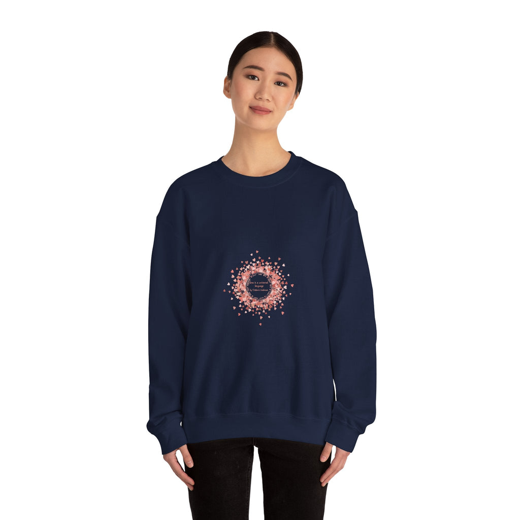 Tiny Heart Confetti Crewneck Sweatshirt | tiny heart design, valentine doodle
