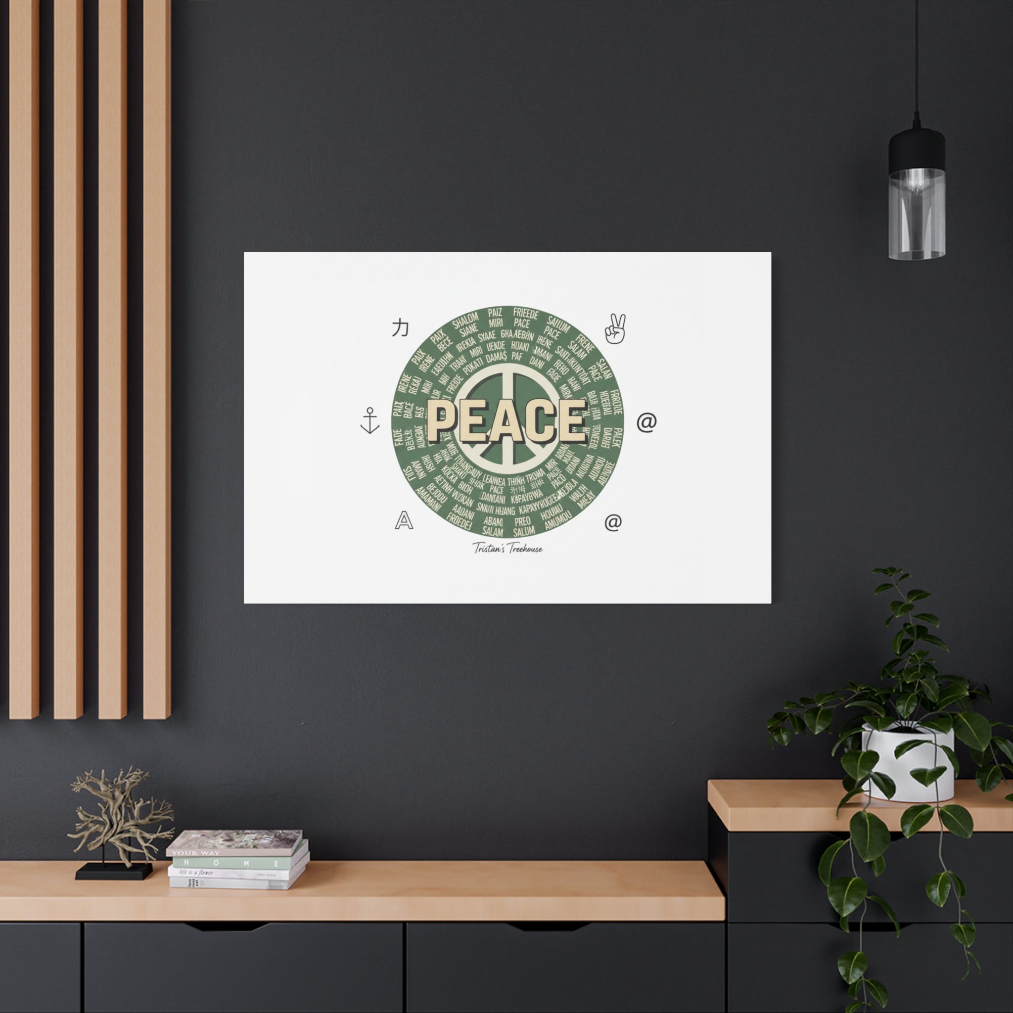 Peace doodle canvas | hand drawn sketch aesthetic, handwritten message