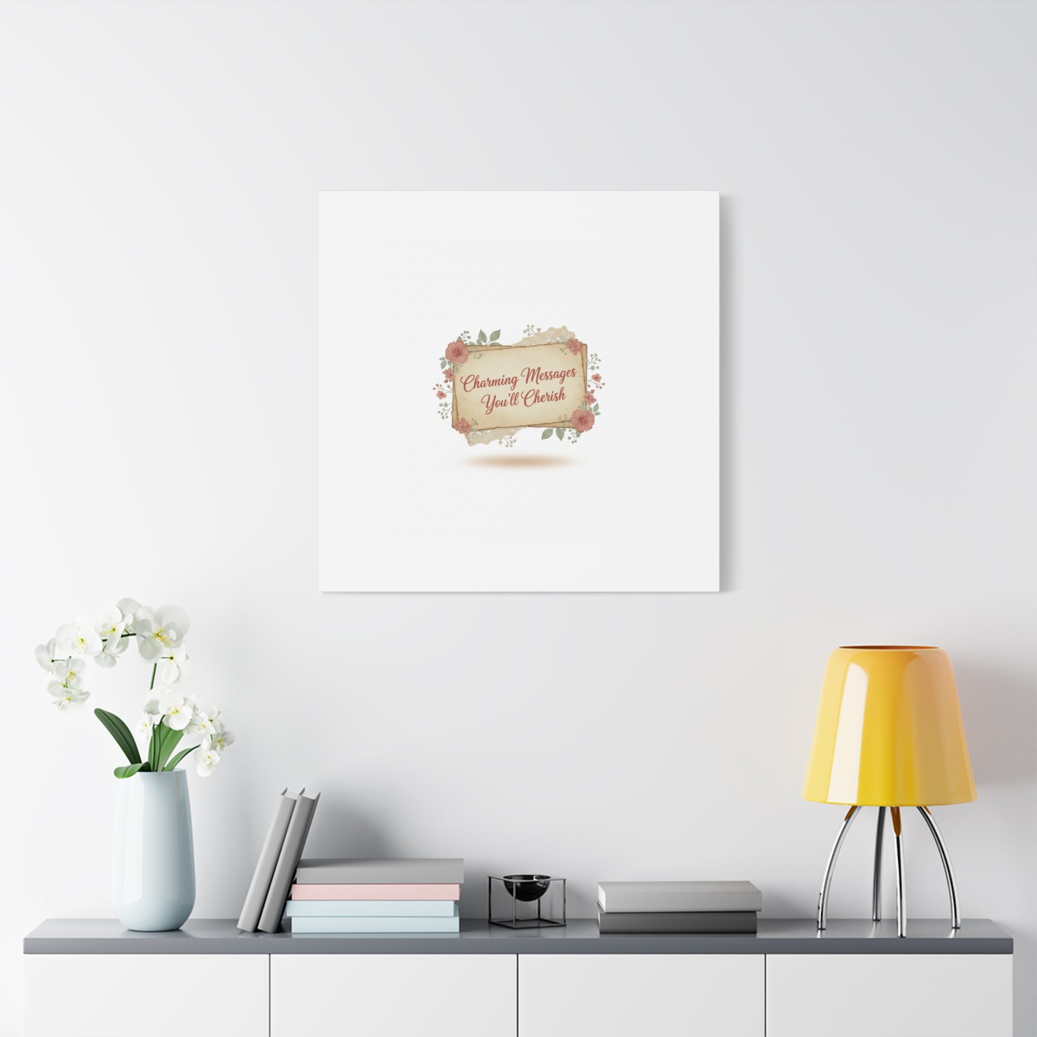 Love Letter Collage Canvas, Vintage Letter Art, Wax Seal Romance Print