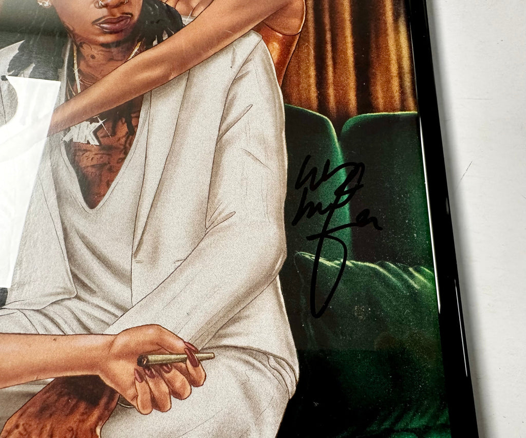 Wiz Khalifa Autographed Signed & Framed Multiverse Vinyl With JSA COA Big Daddy