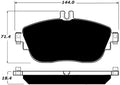 Porterfield Brake Pads for 2018 MERCEDES-BENZ B250