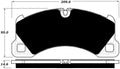 Porterfield Brake Pads for 2014 PORSCHE CAYENNE w/390mm Front Rotor