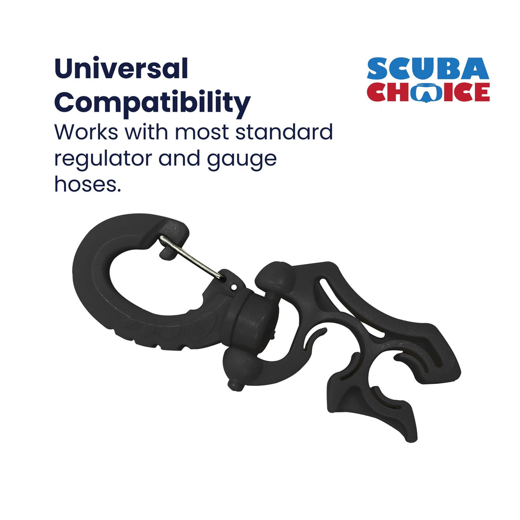 Scuba Diving Double Hose Holder with Clip