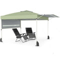 10 x 17 Feet Pop Up Canopy Tent with Dual Adjustable Awnings