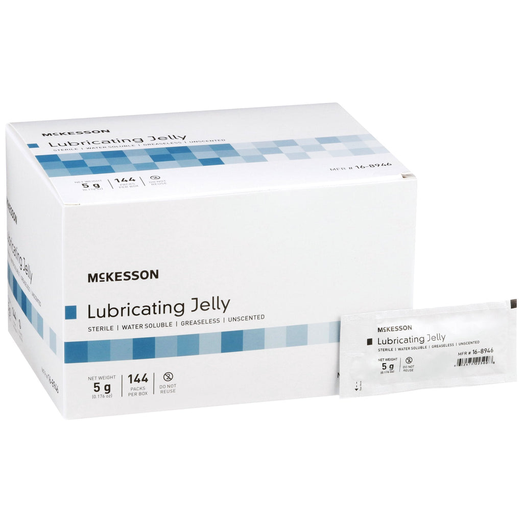 McKesson Lubricating Jelly, 5-gram Packet 16-8946