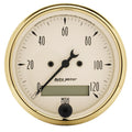 AutoMeter Gauge Speedometer 3-1/8in. 120MPH Elec. Prog. W/ Lcd Odo Golden Oldies 1588