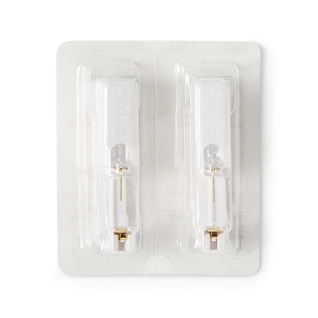 Ear Piercing Stud System 75™ 24K Gold Plated Stainless Steel Crystal April Birthstone Daisy Mount 126